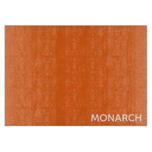 Monarch butterfly orange colour name cutting board