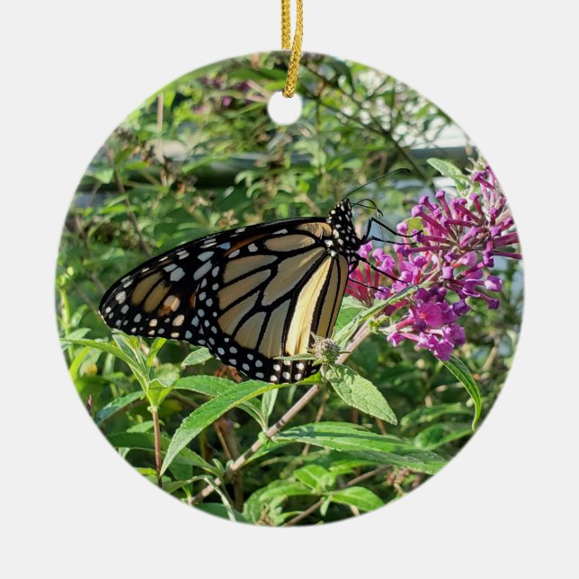 Monarch Butterfly Ornament (Front)