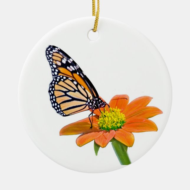 Monarch Butterfly Ornament (Front)