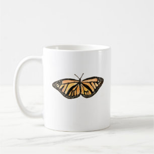 Monarch Butterfly Painting Insect Coffee Mug