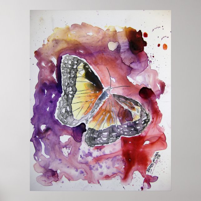 monarch_butterfly_painting poster (Front)