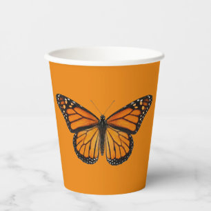 Monarch Butterfly Paper Cups