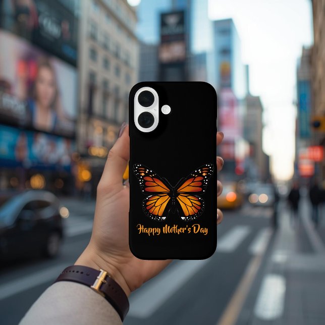 Monarch Butterfly Personalised iPhone16 Case (Creator Uploaded)