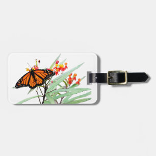 Monarch Butterfly, Personalised Luggage Tag