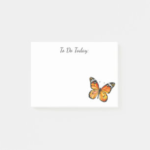 Monarch Butterfly Personalised Post it Notes