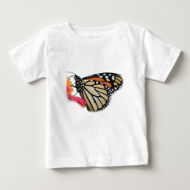 Monarch Butterfly Picture Baby T-Shirt (Front)