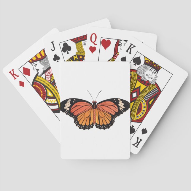 Monarch Butterfly Playing Cards (Back)