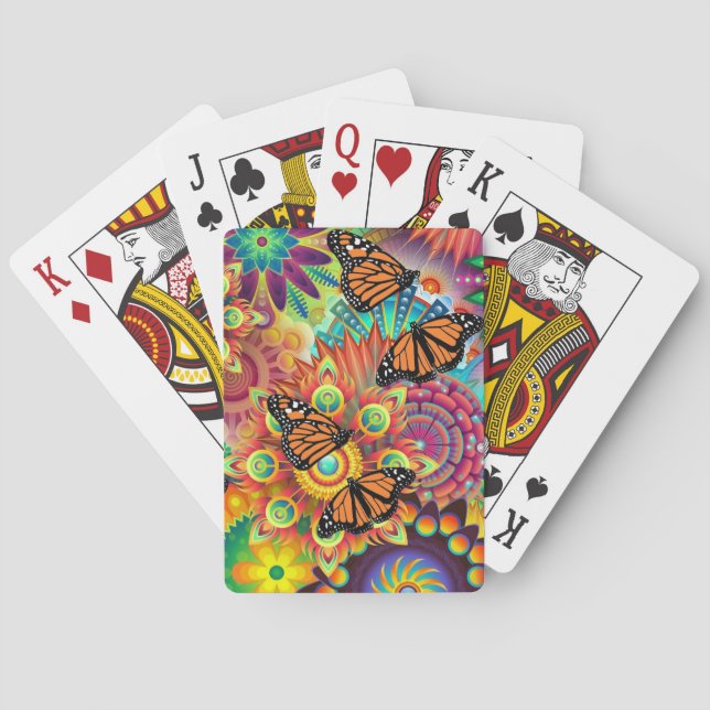 monarch Butterfly Playing Cards (Back)