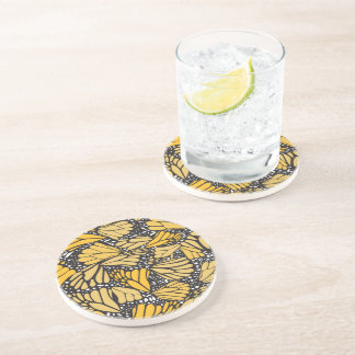 Monarch Butterfly printed Posavaso Coaster
