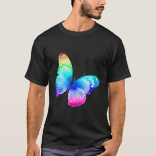 Monarch Butterfly Rainbow Cute Festival Rave Colou T-Shirt