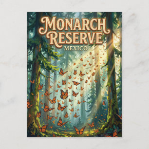 Monarch Butterfly Reserve Mexico Postcard