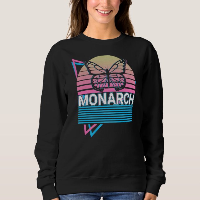 Monarch Butterfly Retro Sweatshirt (Front)