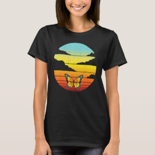Monarch Butterfly Retro Vintage 60s 70s Insect Wom T-Shirt