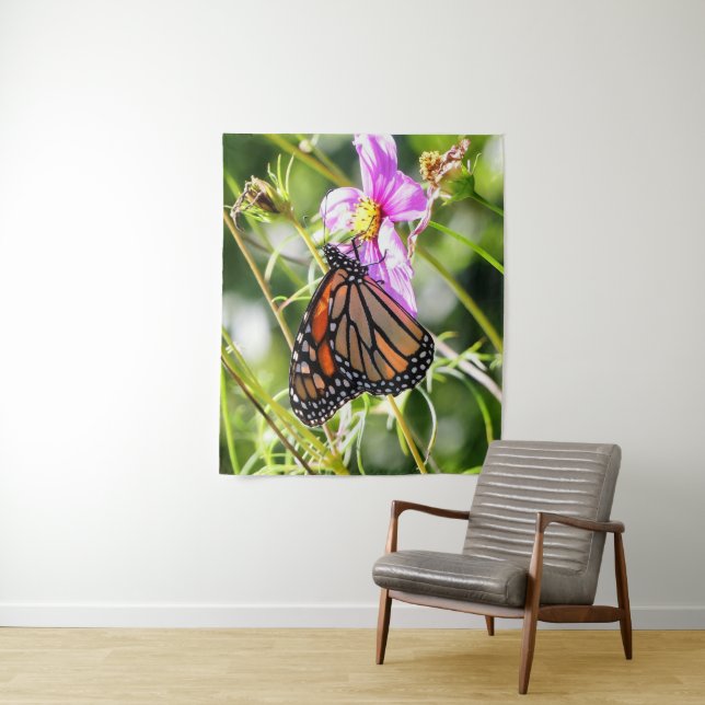 Monarch Butterfly Tapestry (In Situ)