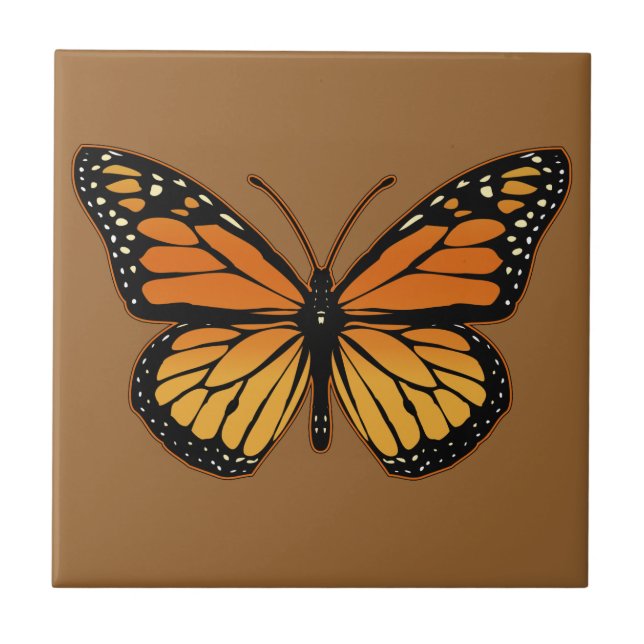 Monarch Butterfly Tile (Front)