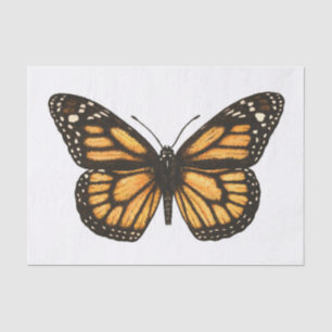 Monarch butterfly tissue paper