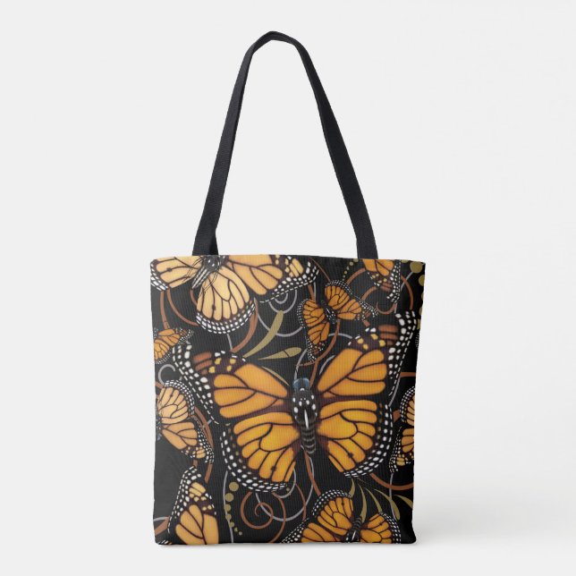 Monarch Butterfly Tote Bag (Back)