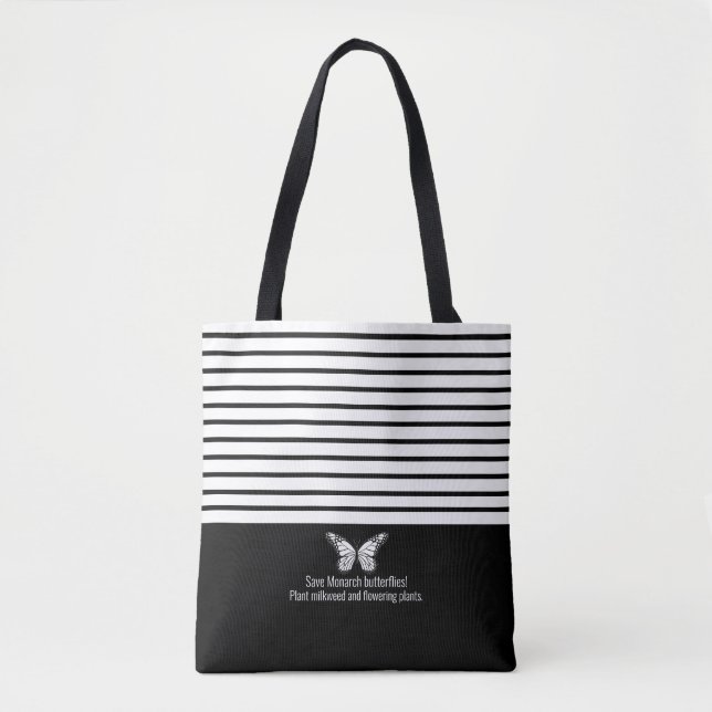 Monarch butterfly tote bag (Front)