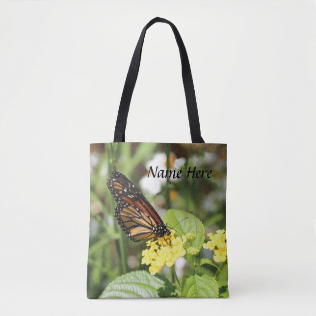 Monarch butterfly tote bag (Front)