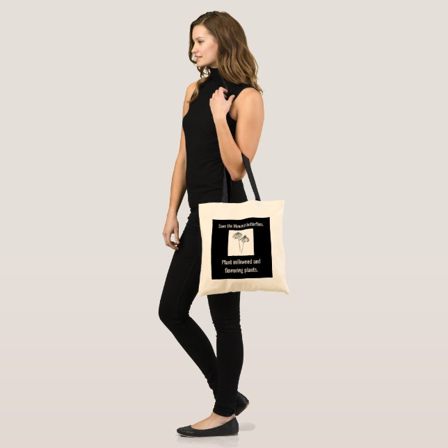 Monarch butterfly tote bag (Front (Model))