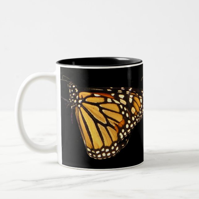 Monarch Butterfly Two-Tone Coffee Mug (Left)