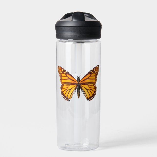 Monarch Butterfly Water Bottle (Front)