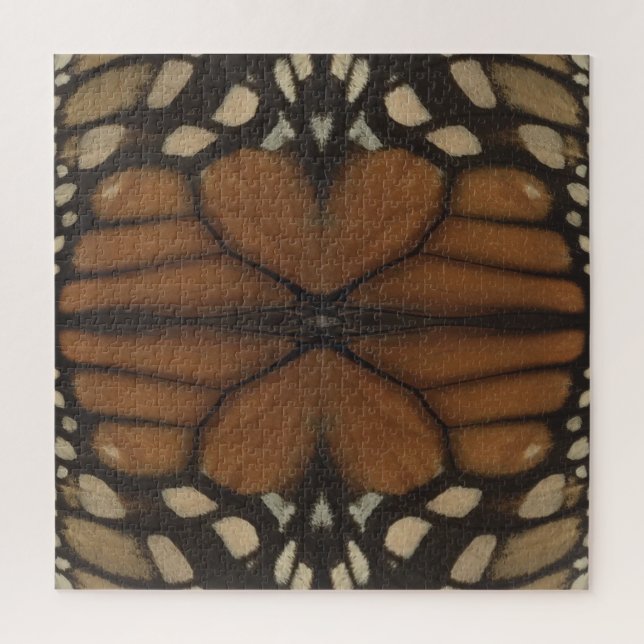 Monarch Butterfly Wing Close Up Pattern  Jigsaw Puzzle (Vertical)
