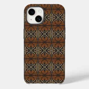 Monarch Butterfly Wing Close Up Repeat Pattern  iPhone 14 Case