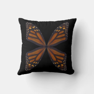 Monarch Butterfly Wings Pattern Cushion