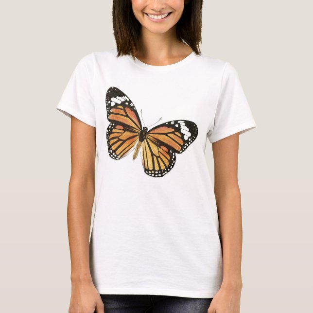 Monarch Butterfly Women's Basic T-shirt (Front)
