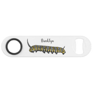 Monarch caterpillar cartoon illustration