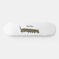 Monarch caterpillar cartoon illustration 