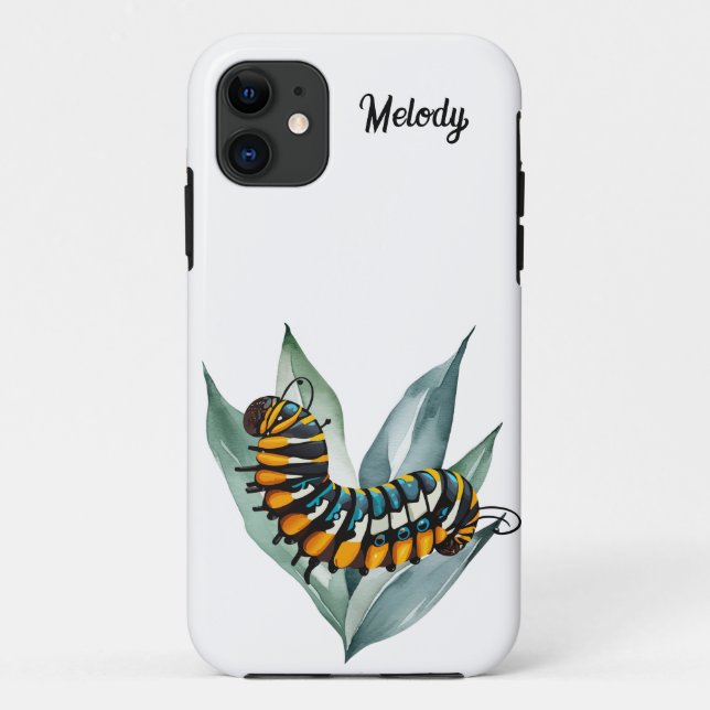 Monarch Caterpillar Customisable  Case-Mate iPhone Case (Back)