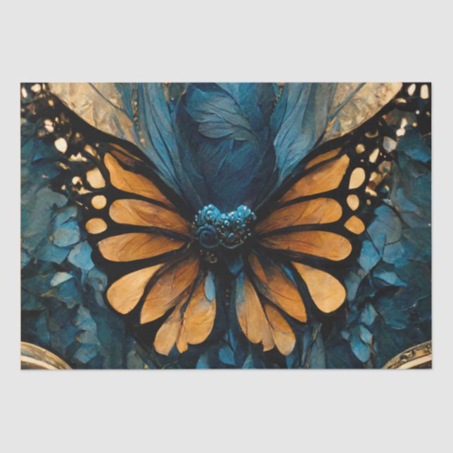 Monarch Celebration Ribbon Tissue Paper (Front)