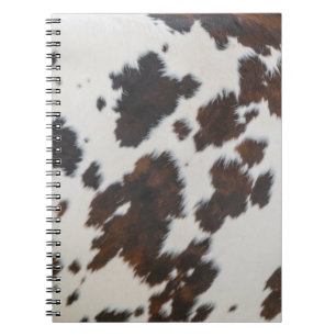Monarch Cow Black  Fur  Notebook