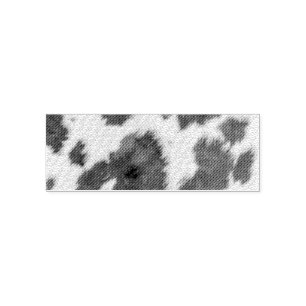 Monarch Cow Black Fur Self-inking Stamp