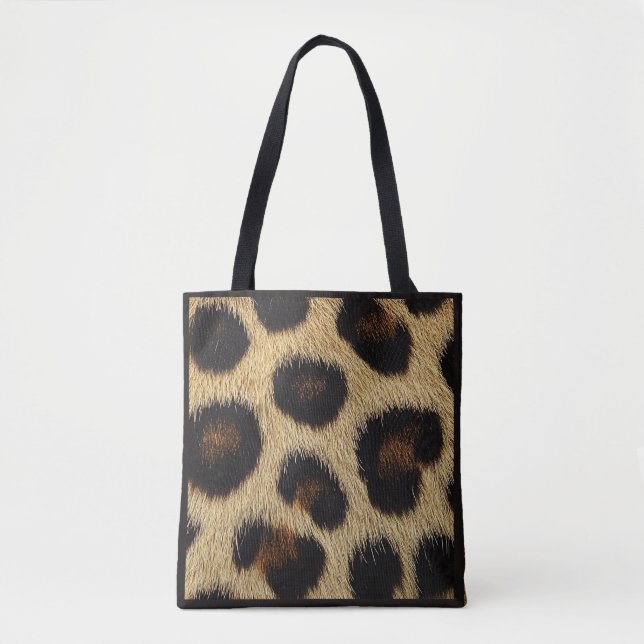 Monarch Cow Black  Fur  Tote Bag (Front)