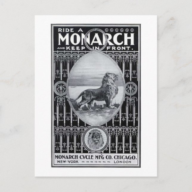 Monarch Cycle Postcard (Front)