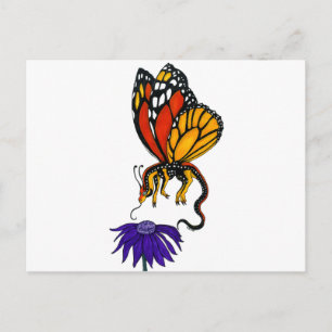 Monarch Dragon Fairy Postcard
