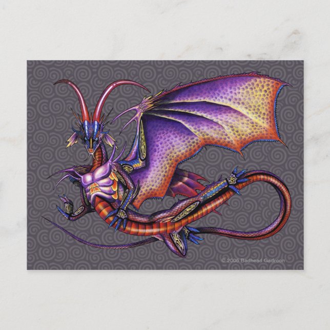 Monarch Dragon Postcard (Front)