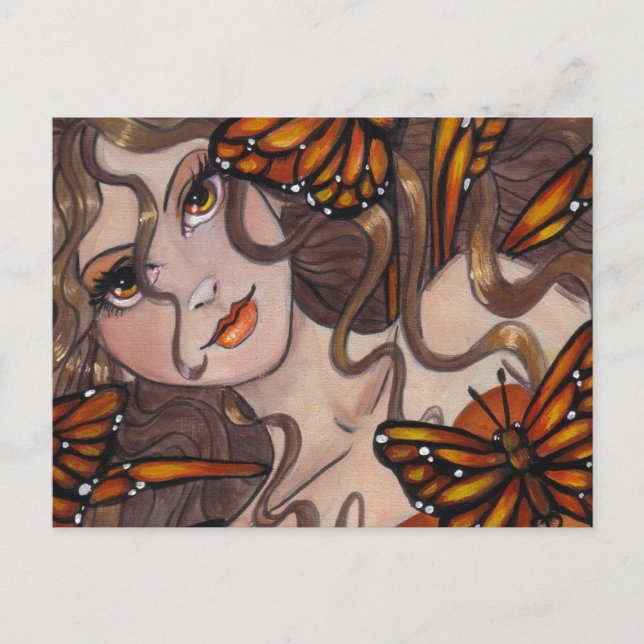 "Monarch Fairy" postcard (Front)