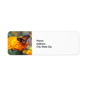 Monarch Marigold 9557 Return Address Label