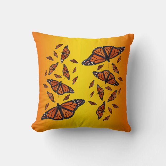 Monarch Medley Pillow (Sunburst) (Front)