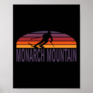 Monarch Mountain Colorado Usa Ski Resort Snowboard Poster