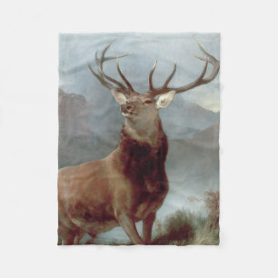 Monarch of the Glen, 1851 Fleece Blanket