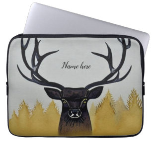 Monarch of the Glen - Scottish stag Laptop Sleeve