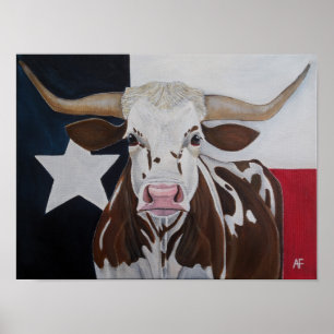 Monarch of the Rangeland Painting by Alfred Fox Poster