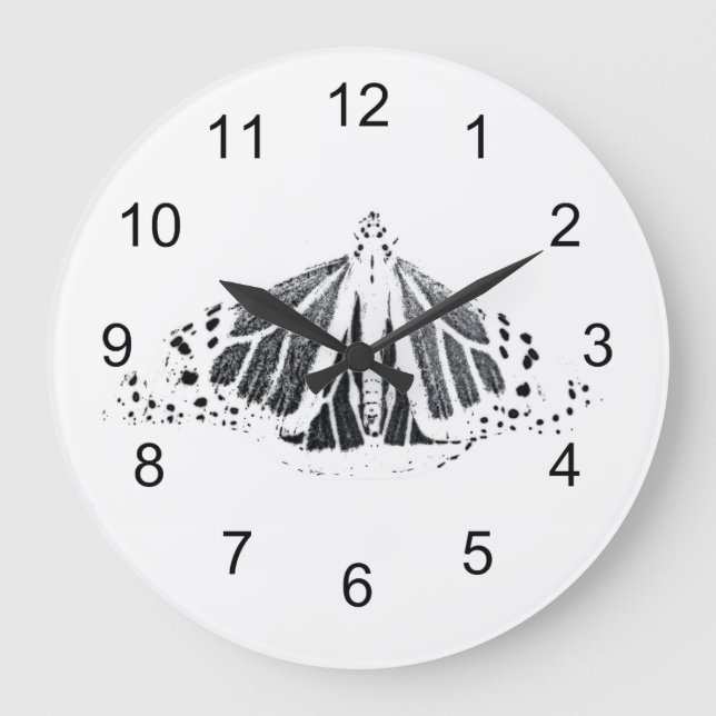 Monarch outline large clock (Front)