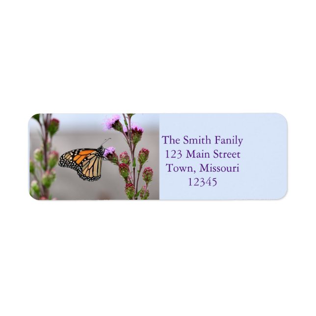 Monarch Return Address Label (Front)
