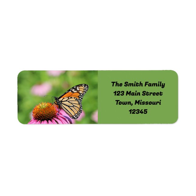 Monarch Return Address Label (Front)